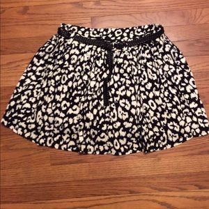Belted Mini skirt size small